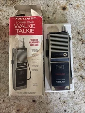 REALISTIC TRC-81 CB TRANSCEIVER 3 CHANNEL WALKIE TALKIE  UNTESTED