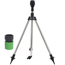 Rotating Tripod Sprinkler 360 Automatic Rotating Irrigation Watering Sprinklers↟