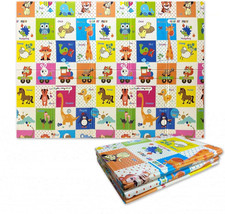 Maxi Tappeto Gioco Pieghevole Primi Passi per Neonati E Bambini Cm 200X150 - Alt