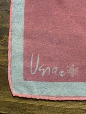 Vintage 1960 Vera Neumann Scarf. Mod Geometric Pink 20in Square Authentic
