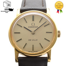 Vintage Exc 5 OMEGA Deville Cal.625 511.0532 Gold Dial Hand Wind Women's Watch