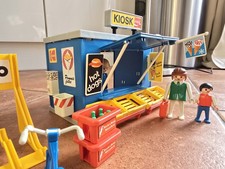 Playmobil 3418 - 80er Jahre Original Kiosk mit Zubehör - Vintage Retro Spielzeug