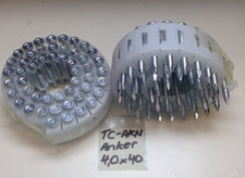 BeA Ankernägel TC 4,0x40, NK Ring AKN, Stahl verz., plastikgeb. Streifennägel