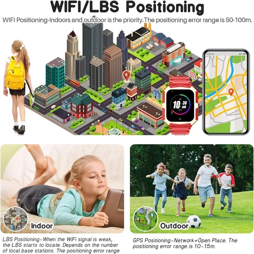 Kids 4G Smart Watchs Camera GSM Tracker SOS LBS Call Phone Game Watches Boy Girl - Bild 73 von 78