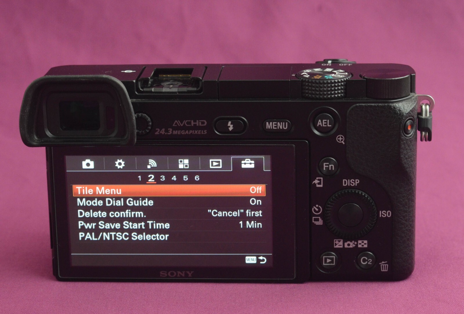 Sony A6000 Mirrorless Camera 24.3MP body only Shutter Count 413 (2797A