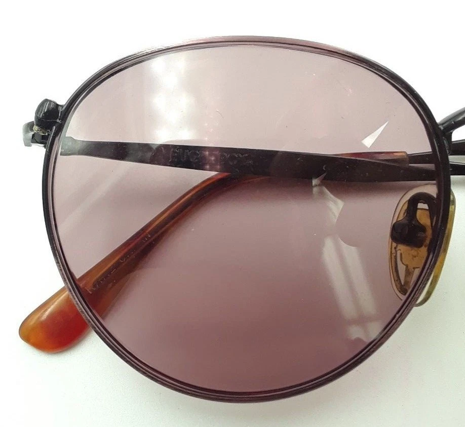 Gafas de sol redondas de metal púrpura marino Bugle Boy BB-57 WNE de colección SOLO MARCOS Foto 4 de 4