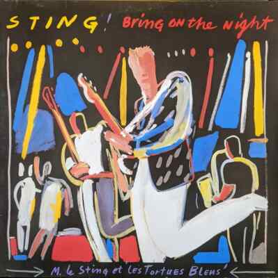 Sting Bring On The Night A&M Records 2xVinyl LP