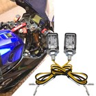 LED Motorcycle Mini Turn Signal Indicators Lights For Yamaha YZF R1 R3 R6 R125