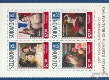 Salomoninseln 2497-2500 Feuille miniature neuf 2014 Joséphine de Beauharnais