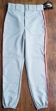 NEW BIKE ATHLETIC Gray Baseball Pants Size Small