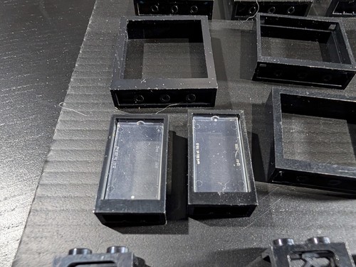 LEGO Window Door Frame Lot 35+pcs Castle City Architecture Parts Black Lt Grey - Picture 4 of 12