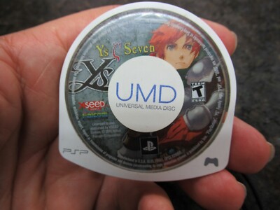 NICE!! TESTED & WORKS!! Ys Seven (Sony PSP, 2010) UMD GAME DISC ONLY- FREE SHIP!