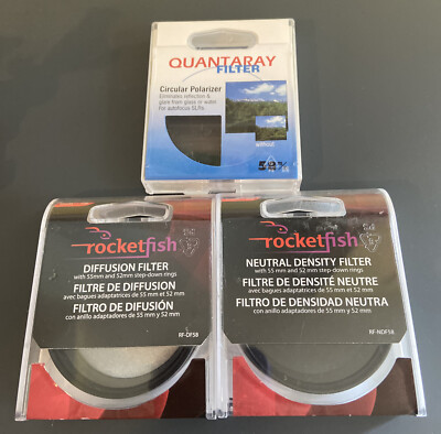 Rocketfish and Quantaray Camera Filters
