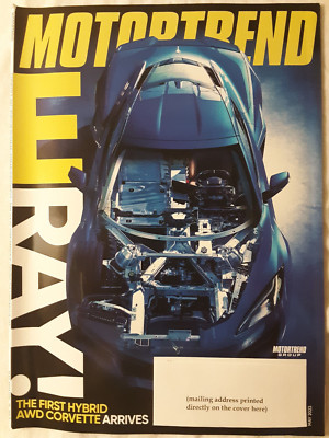 Motor Trend May 2023 FREE SHIPPING Corvette ERay hybrid AWD NEW F150 v Ram Prius