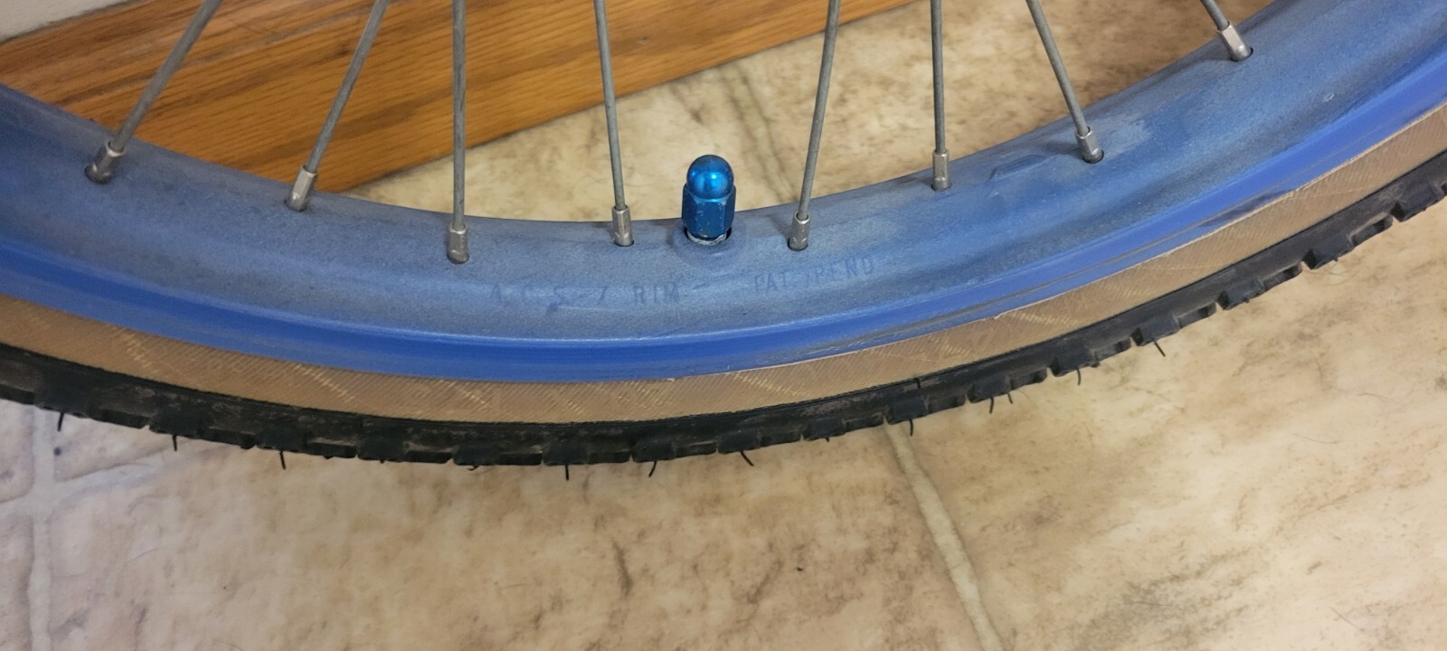 Vintage ACS BMX Z Rims 20'' Blue Old school BMX Suntour 16 Comp III