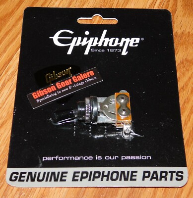 Epiphone Les Paul Switch Black Straight Toggle 3 Way Tip Guitar Parts Project B