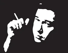 Bill Hicks Vinyl Decal Stand Up Comedian Conspiracy Arizona Bay Sane Man Genius