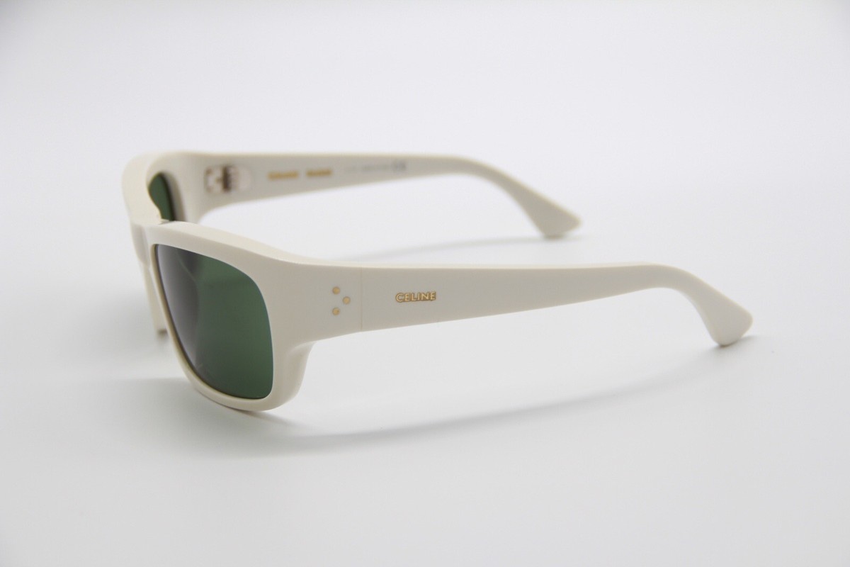 NEW CELINE CL40079I 25N WHITE GREEN UNISEX SUNGLASSES CELINE CELINE CL40079I 25N Women main image 4