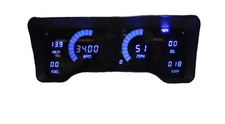 1997-2006 Jeep TJ Digital Dash Panel Blue LED Gauges Lifetime Warranty