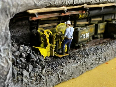 MICRO MINERS Wurfschaufellader LWS160 DDR Wismut Uran Bergbau H0 1:87 Modell Bausatz 3D Druck