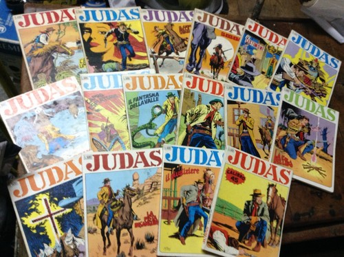 JUDAS COLLEZIONE COMPLETA 1/16 FUMETTI WESTERN VINTAGE - Foto 3 di 3