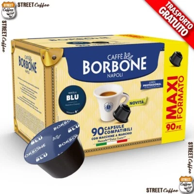 540 Capsule Caffè Borbone Miscela Blu 100% Compatibili Dolce Gusto Nescafè *