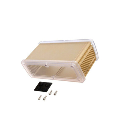 ALUG708GD080-C Gehäuse: universell X: 177,6mm Y: 89mm Z: 61,1mm gold UL94V-0 GAI