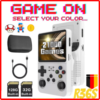 Retro Handheld Videospielkonsole Game Einbaute 21000+ klassische Spiele Neu