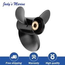 10 3/8 x 13 Outboard Propeller for Mercury 25-70HP 13 Spline Tooth RH