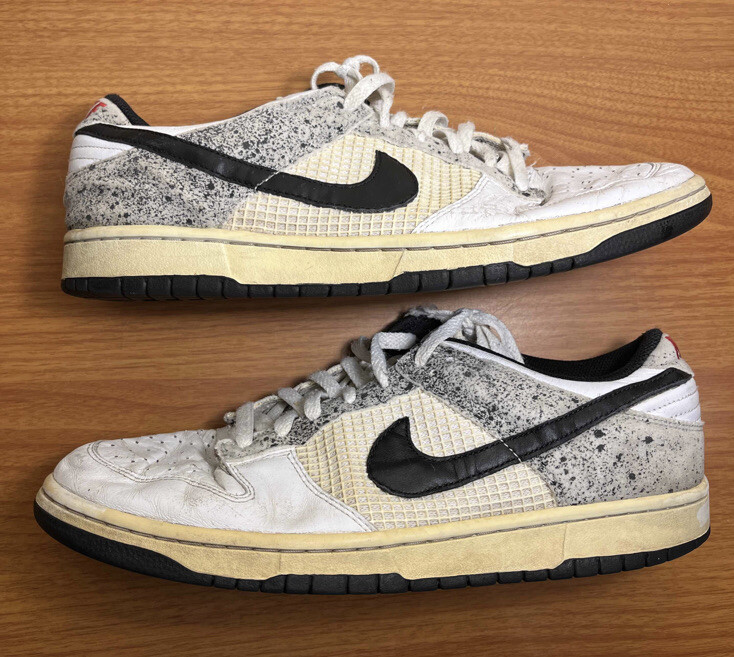Nike Dunk Low Cl Jordan Pack White Cement Size 10.5 Sneakers Nike Dunk Low Cl Jordan Pack White Cement Size 10.5 Sneakers