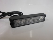 NEW 6 LED 18W Amber Emergency Surface Mount Grill Light Tow Farm Truck Caution
