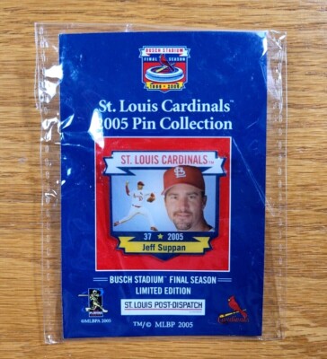 JEFF SUPPAN St. Louis Cardinals 2005 Collection Hat Lapel Pin - BRAND NEW