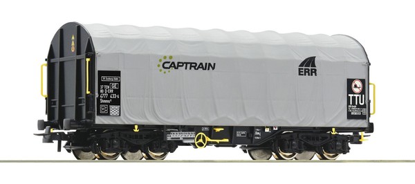 "Roco H0 76054-2 Schiebeplanenwagen \"Bauart Shimmns\" Der Captrain - Neu + Ovp"-image