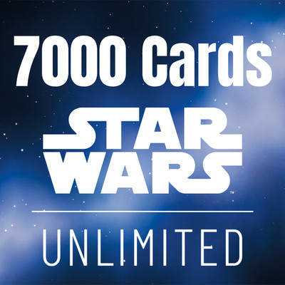 500 Star Wars Unlimited Unsorted Bulk Cards with Rares