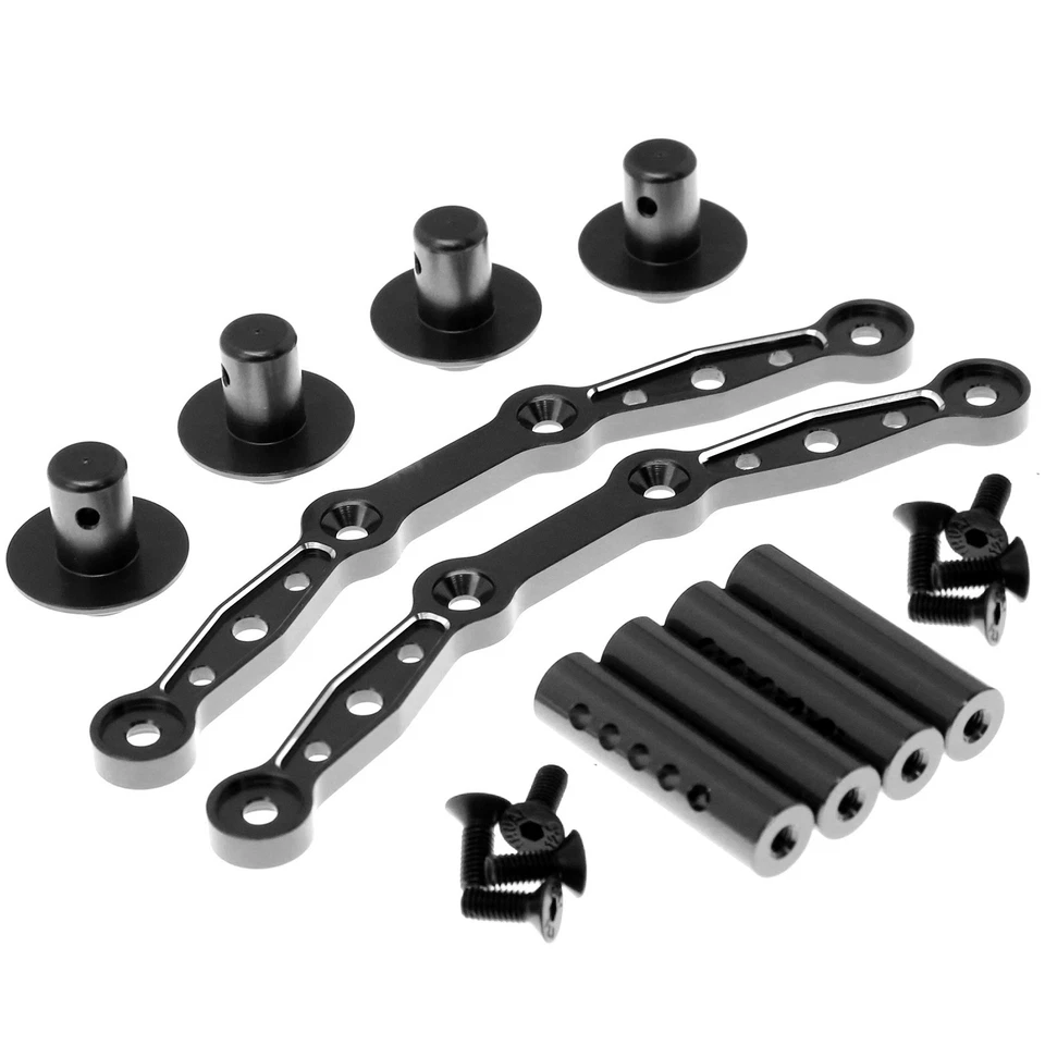 Alloy Front+Rear Housing Post Set For Arrma 1/8 Mojave 4X4 4S BLX RC Car Upgrade - Image 2 of 4