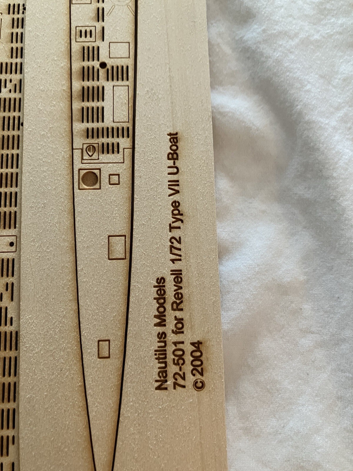 Revell VIIC Submarine 05015 Upgrade Parts Photo Etch Wood Lot Nautilus Eduard