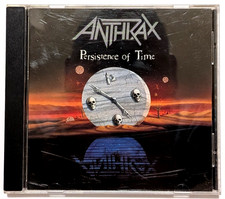  RARE ANTHRAX - PERSISTENCE OF TIME 1990 - CD NO BARCODE FIRST PRESSING USA