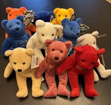 90's Bamm Beano's Baseball Player Collection Beanie Babies New Lot of 10 Jeter 2