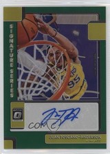 2022 Donruss Optic Signature Series Green Prizm Juan Toscano-Anderson Auto 0j19