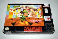 Mickey's Ultimate Challenge Super Nintendo SNES Video Game Complete in Box