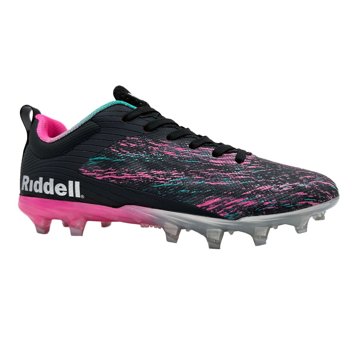 Riddell Meridian TPU Women's Flag Football Cleats - Black/Pink