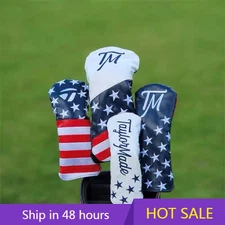 New TLM American Stars and Stripes golf club Driver wood hybrid head cover 135UT