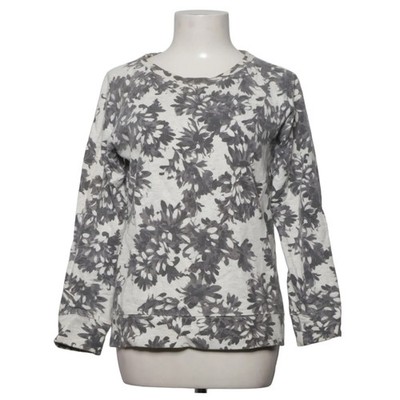 J.Crew, Sweatshirt, Größe: S, Weiß/Grau, Baumwolle, Blumen, Damen #2pW