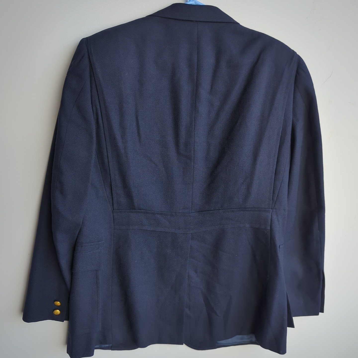 EDDY MILLER Vtg 60s 70s Navy Blue BLAZER SUIT COAT JACKET Men's 42R