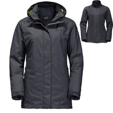 Jack Wolfskin • ARBORG  WOMEN - 3in1 Doppeljacke Damen - reduziert - ebony − XL