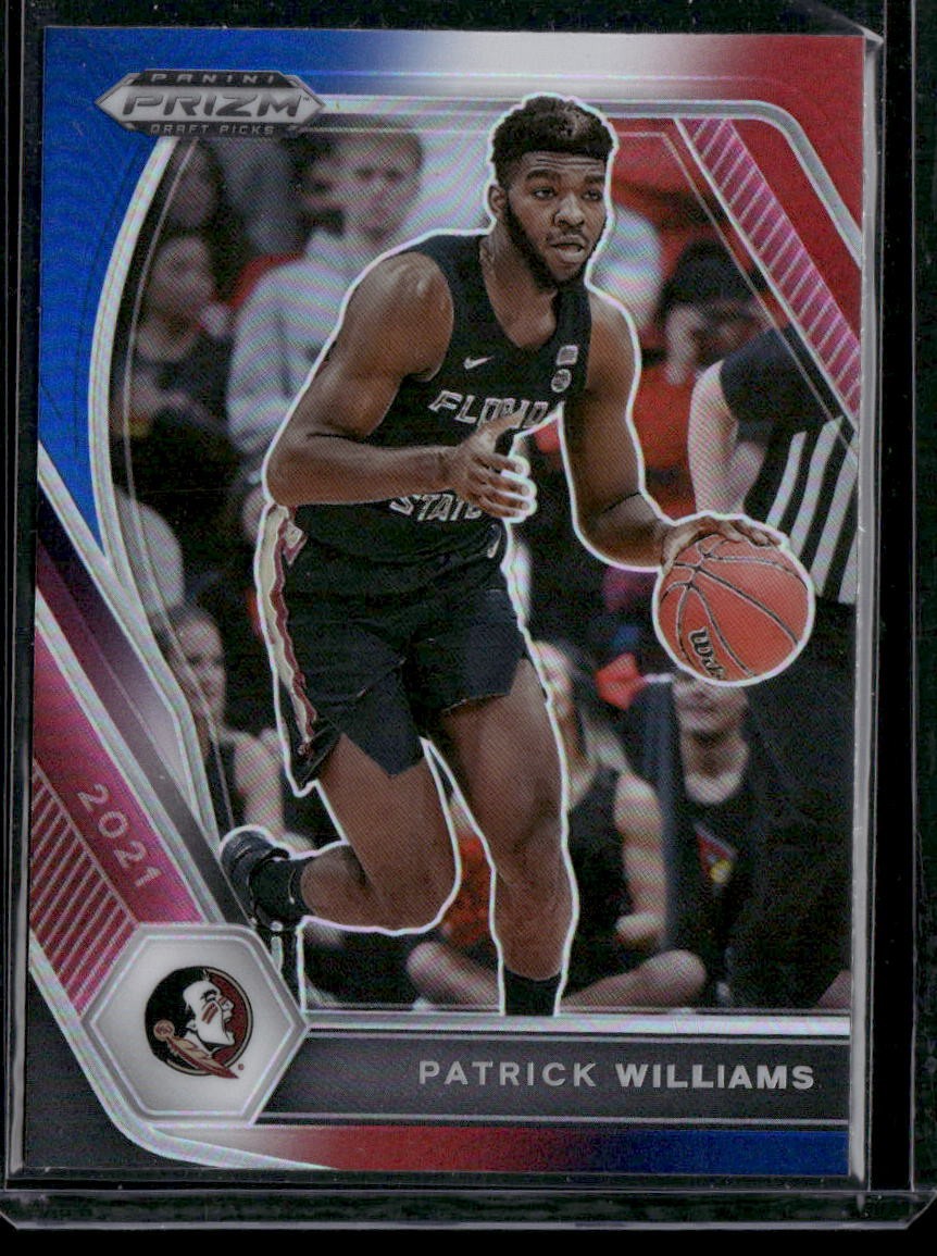 2021 Panini Prizm Draft Picks #47 Patrick Williams Red White Blue