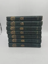 Vintage 1800's The Pictorial Edition Of William Shakespeare Volumes 1-4, 6-8
