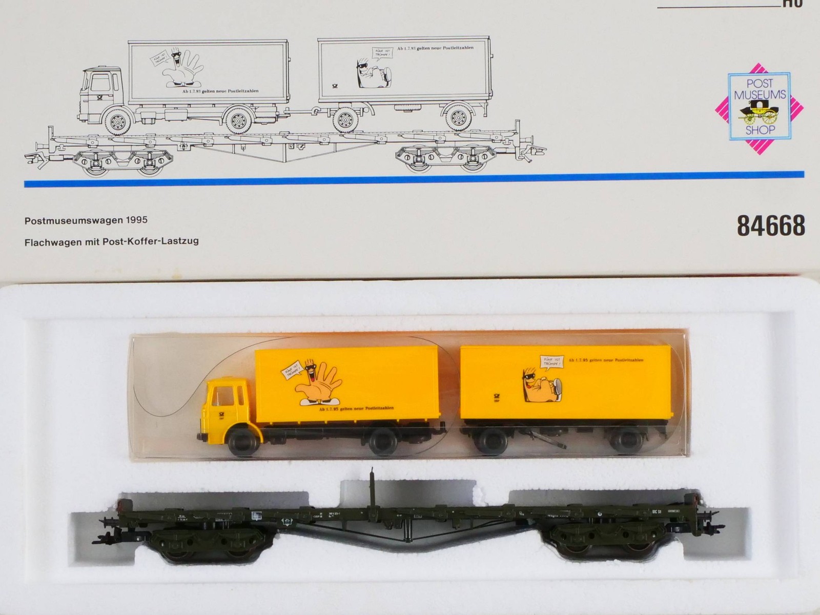 Märklin 84668 Post Museum Car 1995 PMS 63-06 DB Mint! OVP SG 1704-04-48