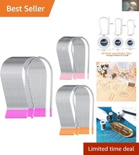 Practical Gift: 40 Hot Roller Clips in 3 Sizes - Ideal for Home Hair Styling