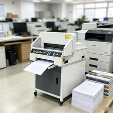 17.7''/45cm Electric Heavy Paper Cutter Electric CNC Paper Cutting Machine Sta